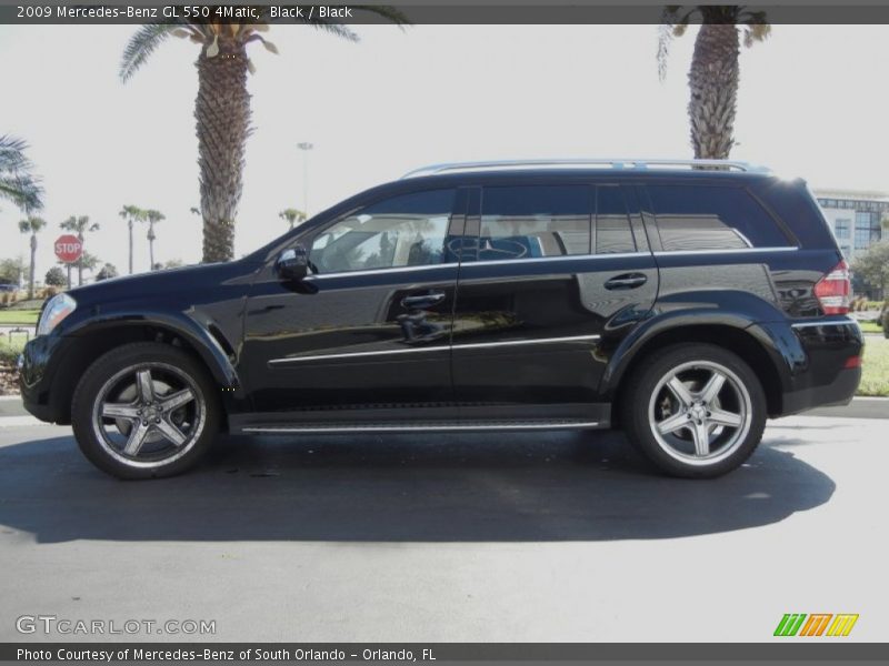 Black / Black 2009 Mercedes-Benz GL 550 4Matic