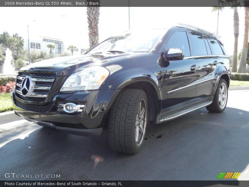 Black / Black 2009 Mercedes-Benz GL 550 4Matic