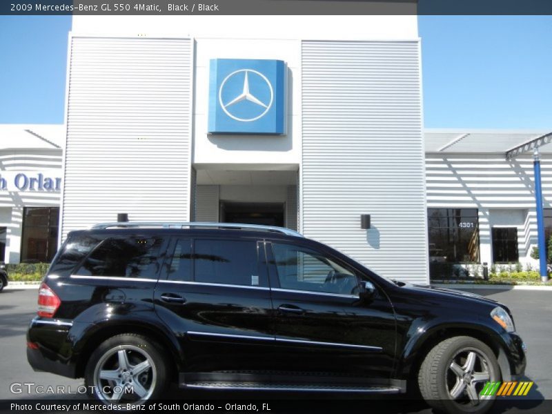 Black / Black 2009 Mercedes-Benz GL 550 4Matic