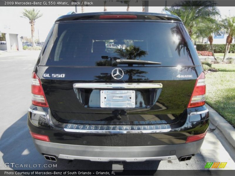 Black / Black 2009 Mercedes-Benz GL 550 4Matic