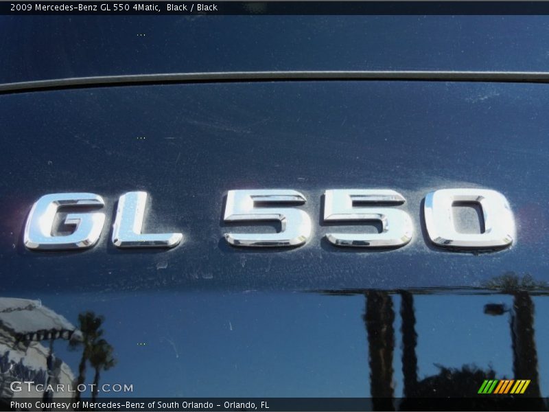 Black / Black 2009 Mercedes-Benz GL 550 4Matic