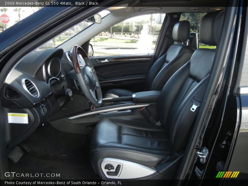 Black / Black 2009 Mercedes-Benz GL 550 4Matic