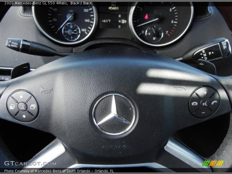 Black / Black 2009 Mercedes-Benz GL 550 4Matic