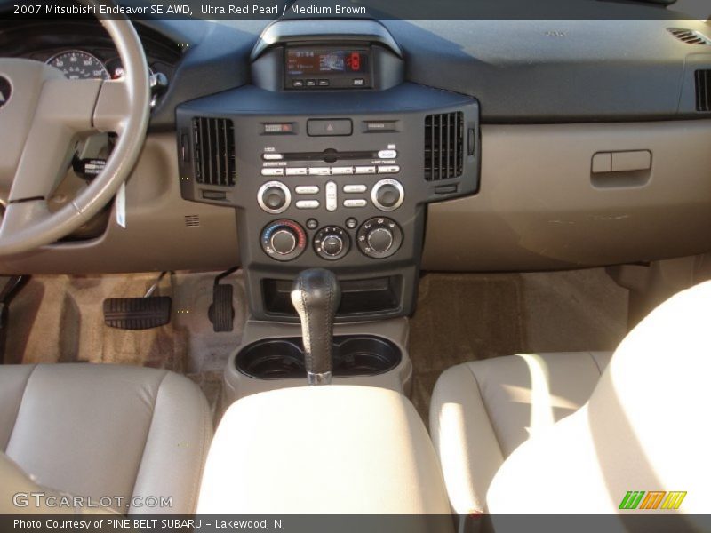 Ultra Red Pearl / Medium Brown 2007 Mitsubishi Endeavor SE AWD
