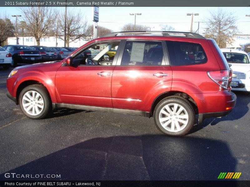 Camelia Red Metallic / Platinum 2011 Subaru Forester 2.5 X Premium