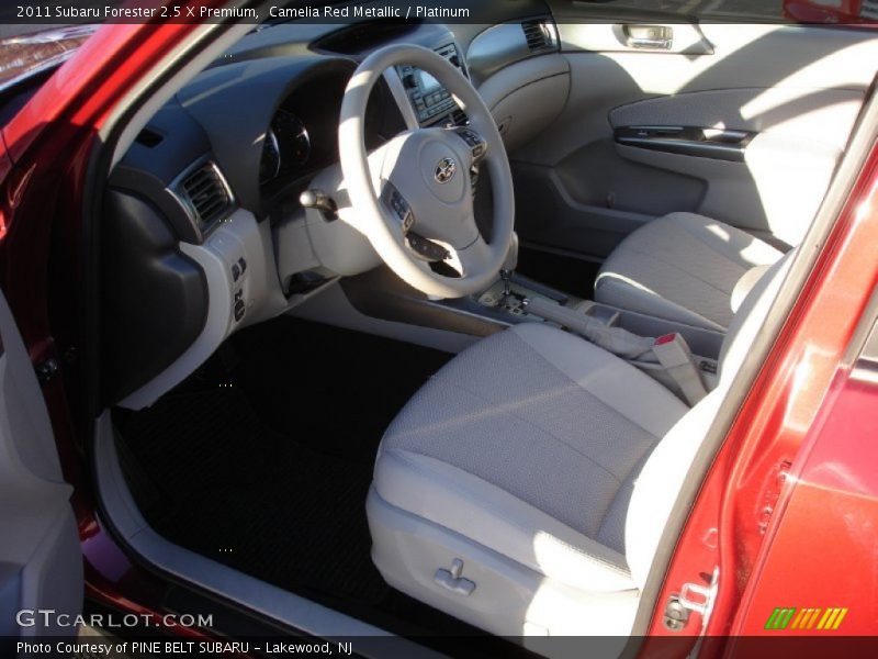 Camelia Red Metallic / Platinum 2011 Subaru Forester 2.5 X Premium
