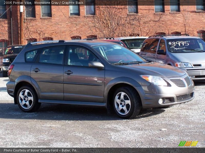 Moonstone Gray / Graphite Black 2006 Pontiac Vibe