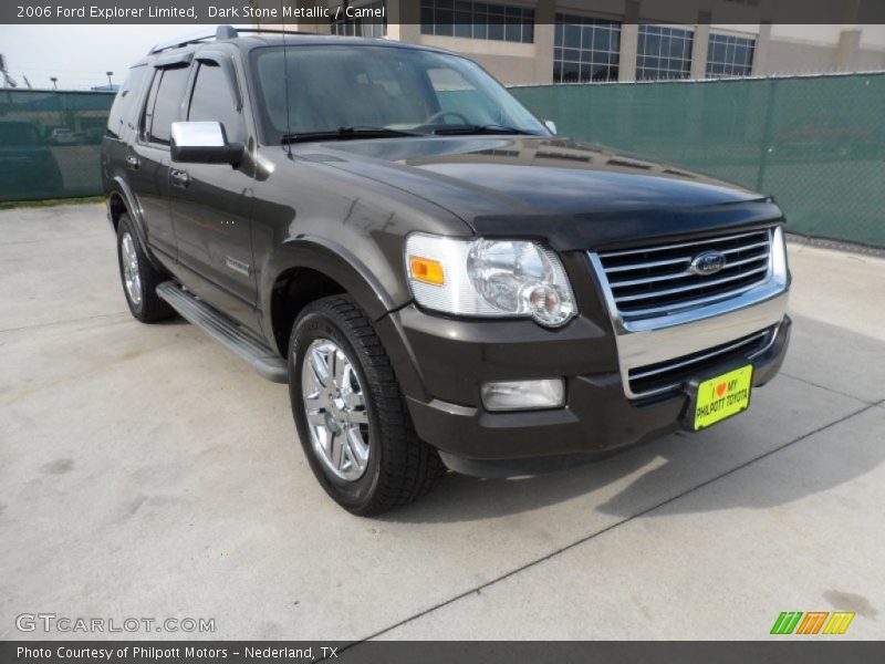 Dark Stone Metallic / Camel 2006 Ford Explorer Limited