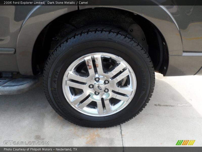 Dark Stone Metallic / Camel 2006 Ford Explorer Limited