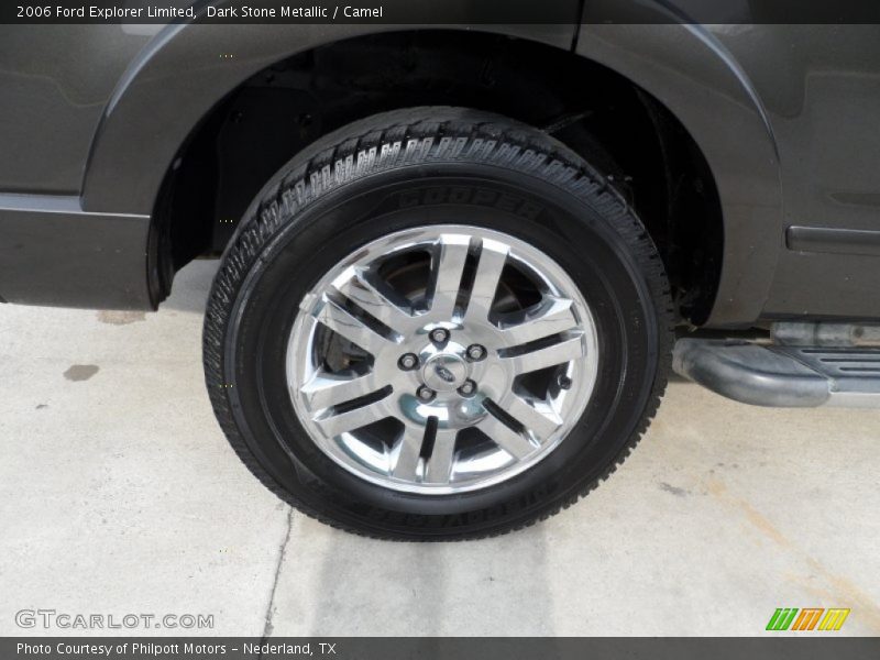 Dark Stone Metallic / Camel 2006 Ford Explorer Limited