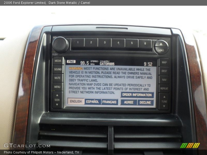 Dark Stone Metallic / Camel 2006 Ford Explorer Limited