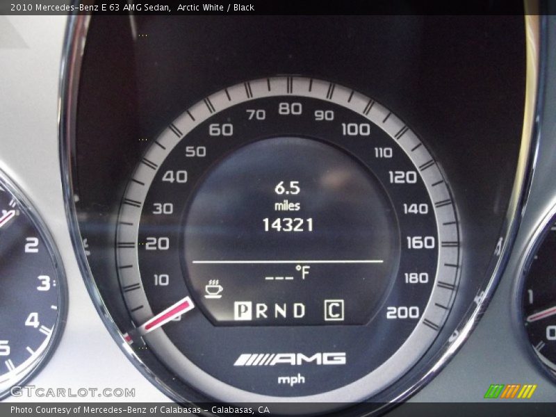 Arctic White / Black 2010 Mercedes-Benz E 63 AMG Sedan
