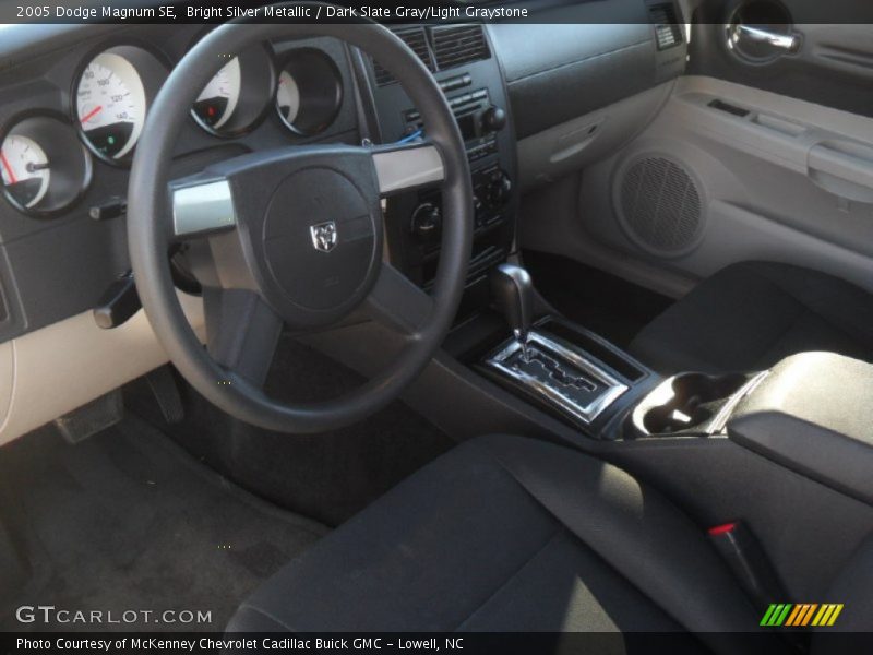 Bright Silver Metallic / Dark Slate Gray/Light Graystone 2005 Dodge Magnum SE
