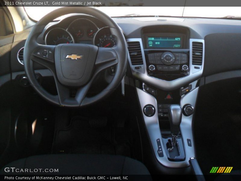 Gold Mist Metallic / Jet Black 2011 Chevrolet Cruze LT