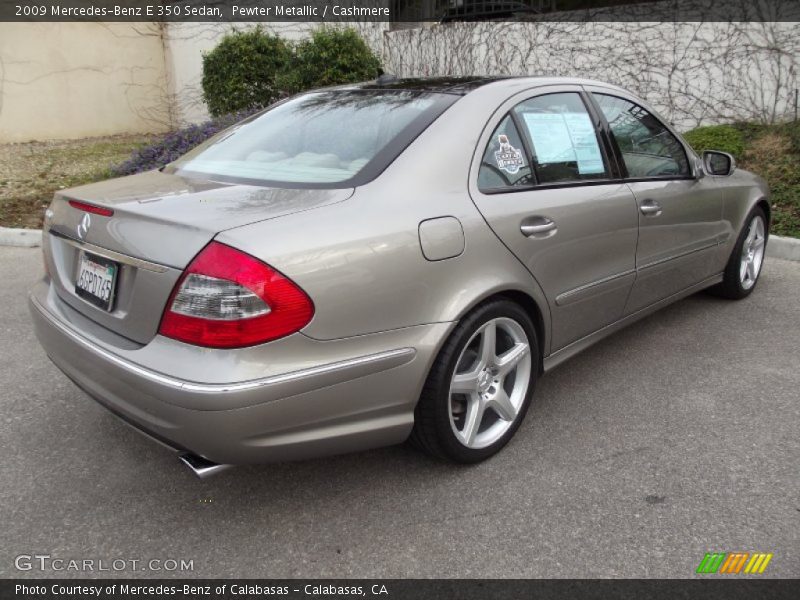Pewter Metallic / Cashmere 2009 Mercedes-Benz E 350 Sedan