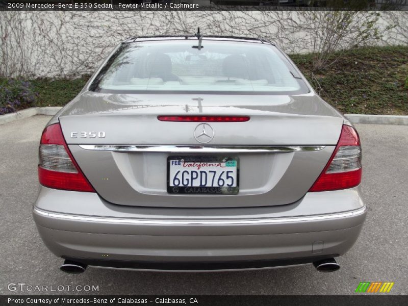 Pewter Metallic / Cashmere 2009 Mercedes-Benz E 350 Sedan