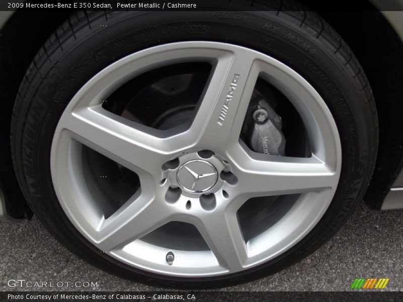 Pewter Metallic / Cashmere 2009 Mercedes-Benz E 350 Sedan