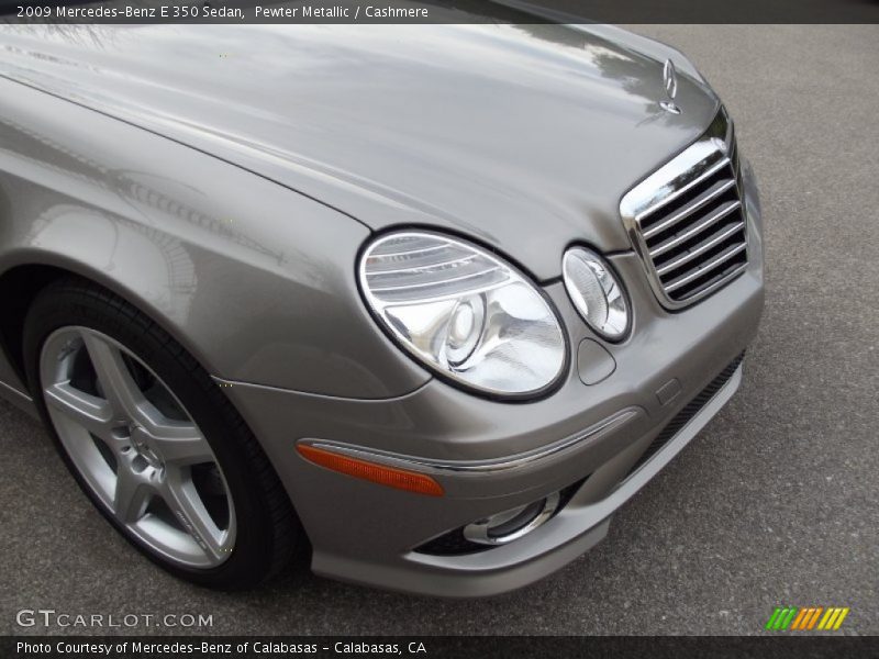 Pewter Metallic / Cashmere 2009 Mercedes-Benz E 350 Sedan