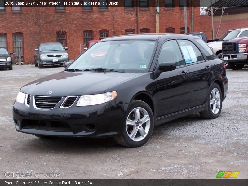 Midnight Black Metallic / Black 2005 Saab 9-2X Linear Wagon