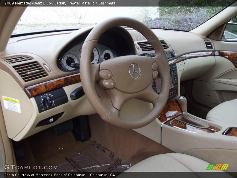 Pewter Metallic / Cashmere 2009 Mercedes-Benz E 350 Sedan