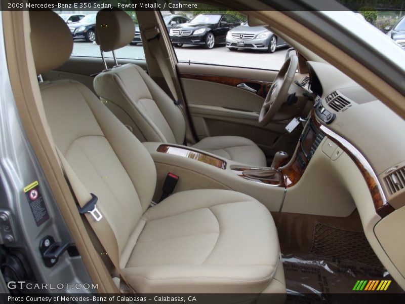 Pewter Metallic / Cashmere 2009 Mercedes-Benz E 350 Sedan