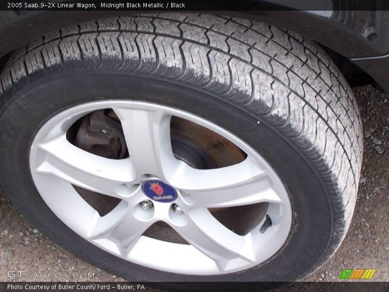 Midnight Black Metallic / Black 2005 Saab 9-2X Linear Wagon