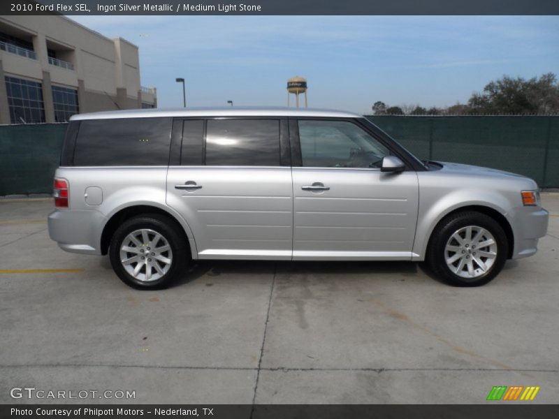 Ingot Silver Metallic / Medium Light Stone 2010 Ford Flex SEL