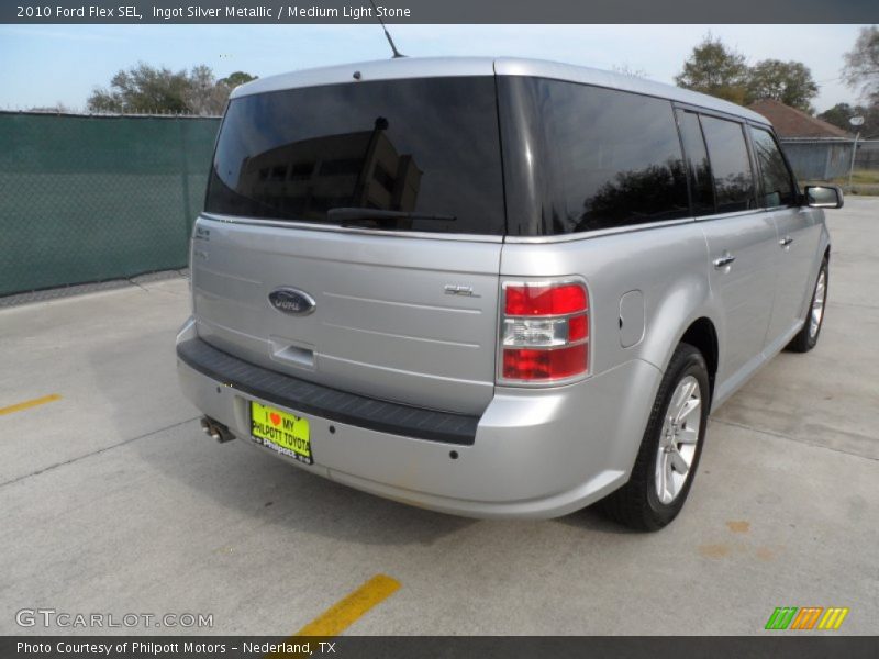 Ingot Silver Metallic / Medium Light Stone 2010 Ford Flex SEL
