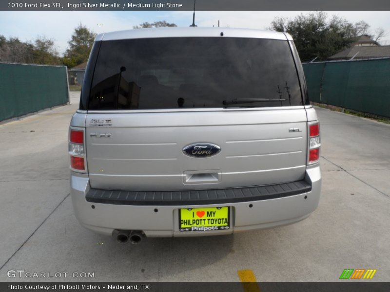 Ingot Silver Metallic / Medium Light Stone 2010 Ford Flex SEL