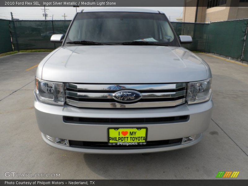 Ingot Silver Metallic / Medium Light Stone 2010 Ford Flex SEL