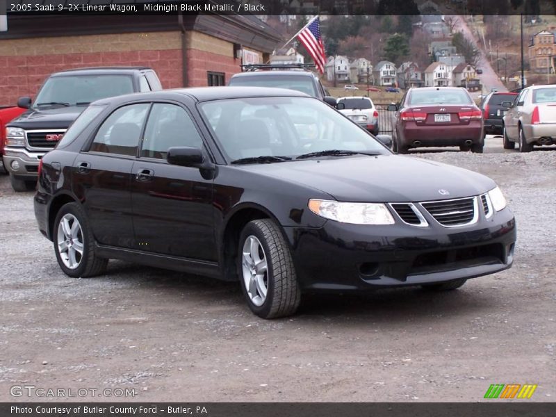 Midnight Black Metallic / Black 2005 Saab 9-2X Linear Wagon