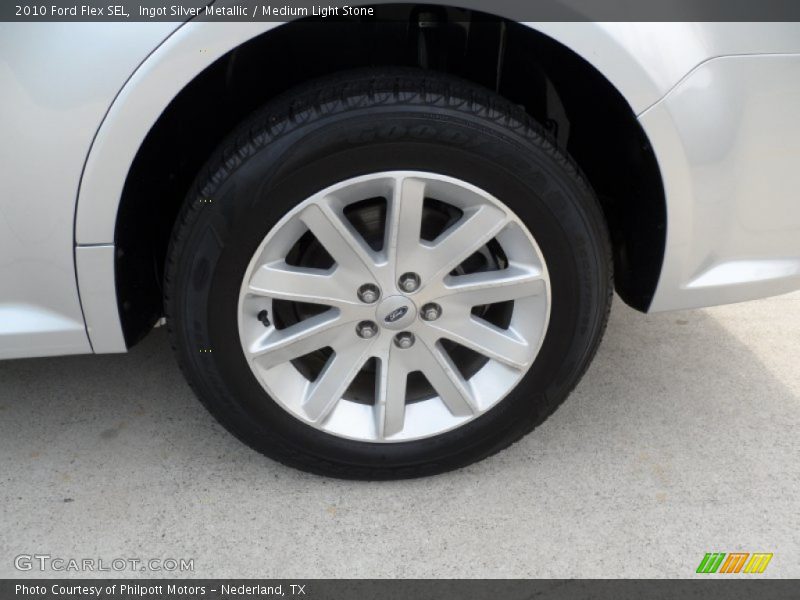 Ingot Silver Metallic / Medium Light Stone 2010 Ford Flex SEL