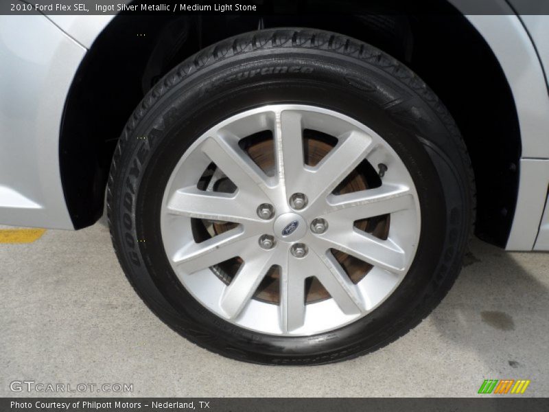 Ingot Silver Metallic / Medium Light Stone 2010 Ford Flex SEL