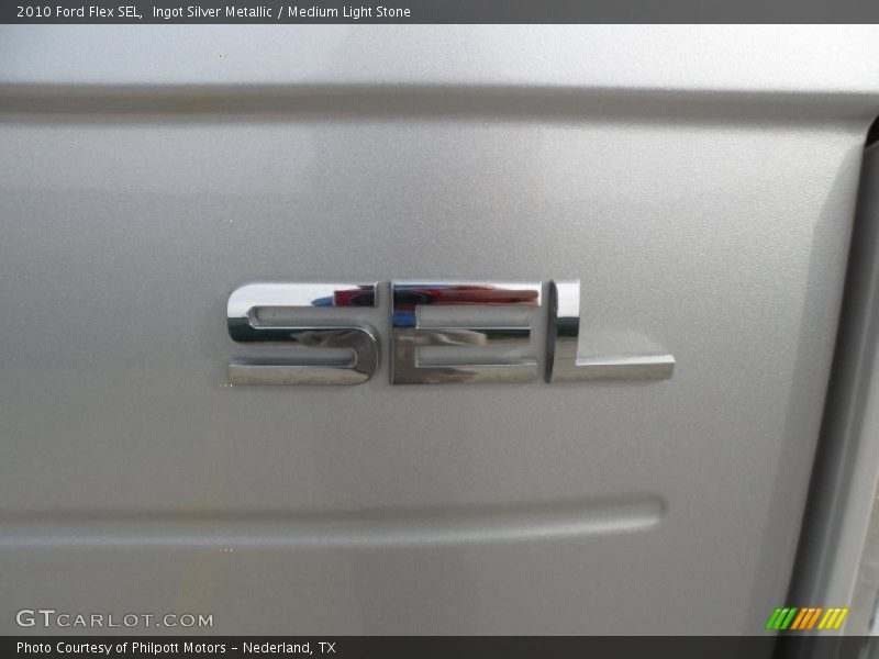 Ingot Silver Metallic / Medium Light Stone 2010 Ford Flex SEL