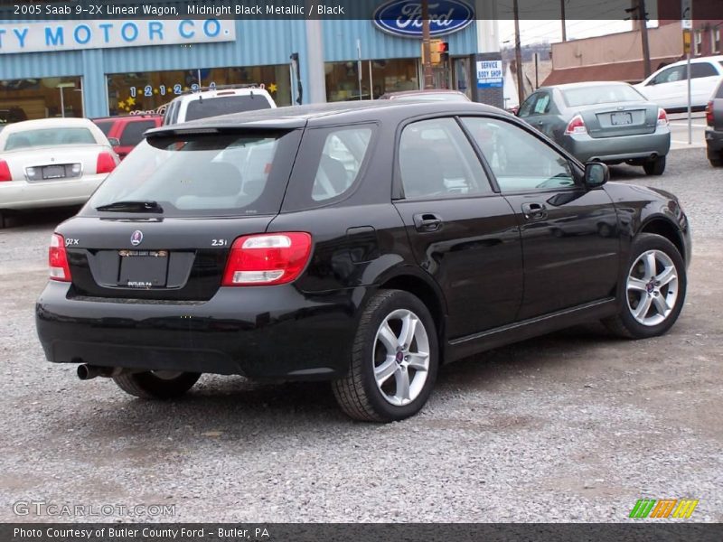 Midnight Black Metallic / Black 2005 Saab 9-2X Linear Wagon