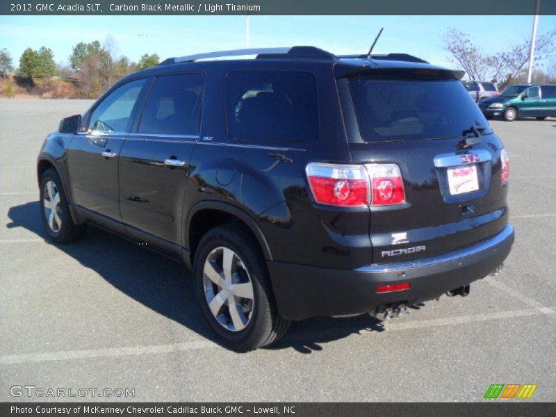 Carbon Black Metallic / Light Titanium 2012 GMC Acadia SLT
