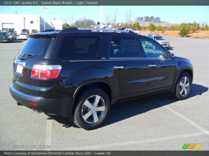 Carbon Black Metallic / Light Titanium 2012 GMC Acadia SLT