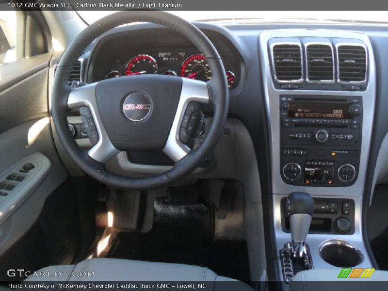 Carbon Black Metallic / Light Titanium 2012 GMC Acadia SLT