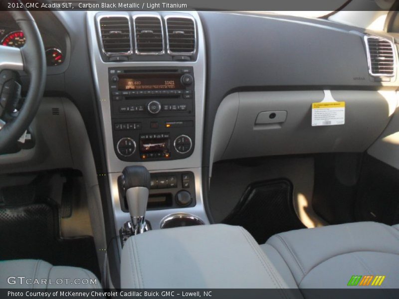 Carbon Black Metallic / Light Titanium 2012 GMC Acadia SLT