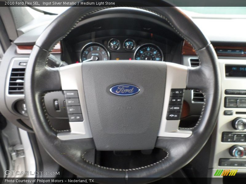 Ingot Silver Metallic / Medium Light Stone 2010 Ford Flex SEL