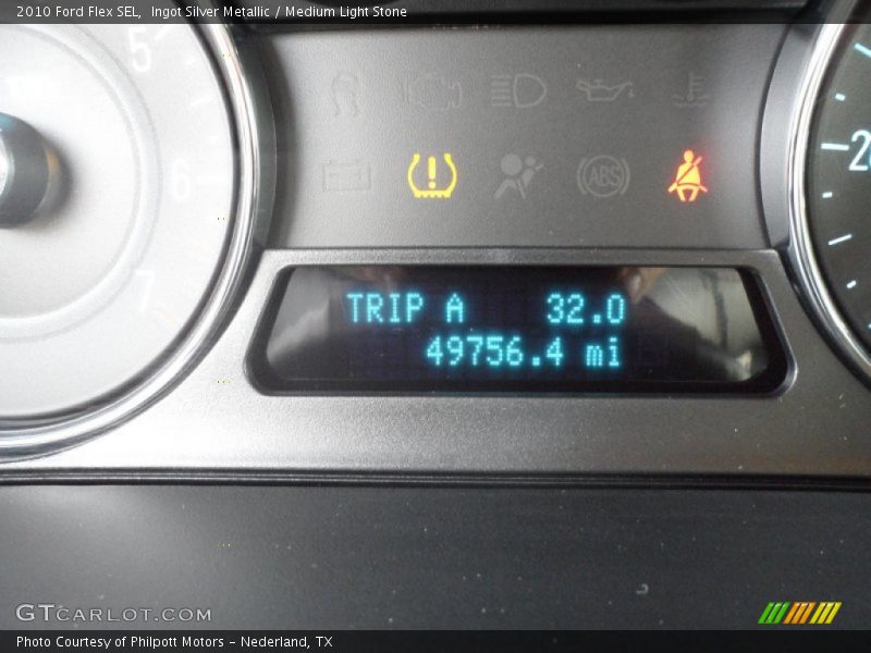Ingot Silver Metallic / Medium Light Stone 2010 Ford Flex SEL