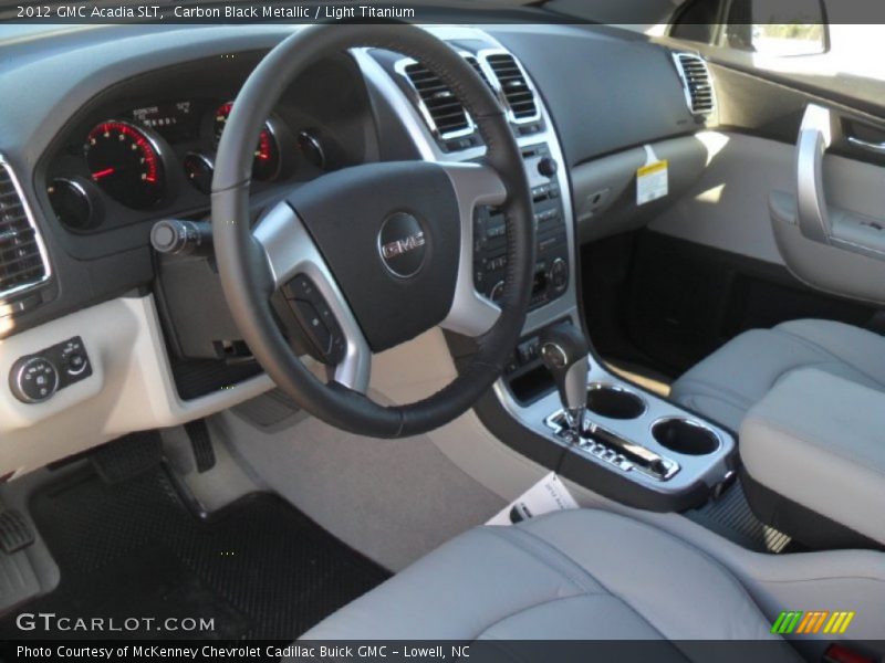 Carbon Black Metallic / Light Titanium 2012 GMC Acadia SLT