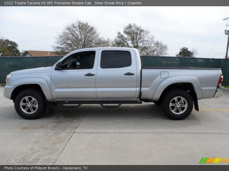 Silver Streak Mica / Graphite 2012 Toyota Tacoma V6 SR5 Prerunner Double Cab
