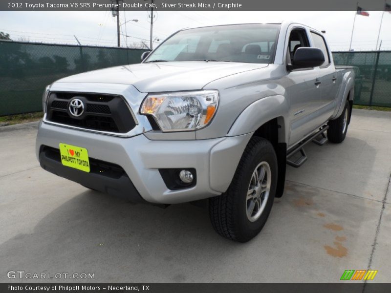 Silver Streak Mica / Graphite 2012 Toyota Tacoma V6 SR5 Prerunner Double Cab