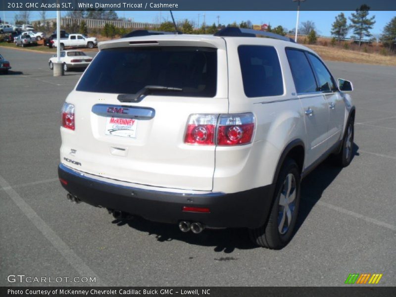White Diamond Tricoat / Cashmere 2012 GMC Acadia SLT