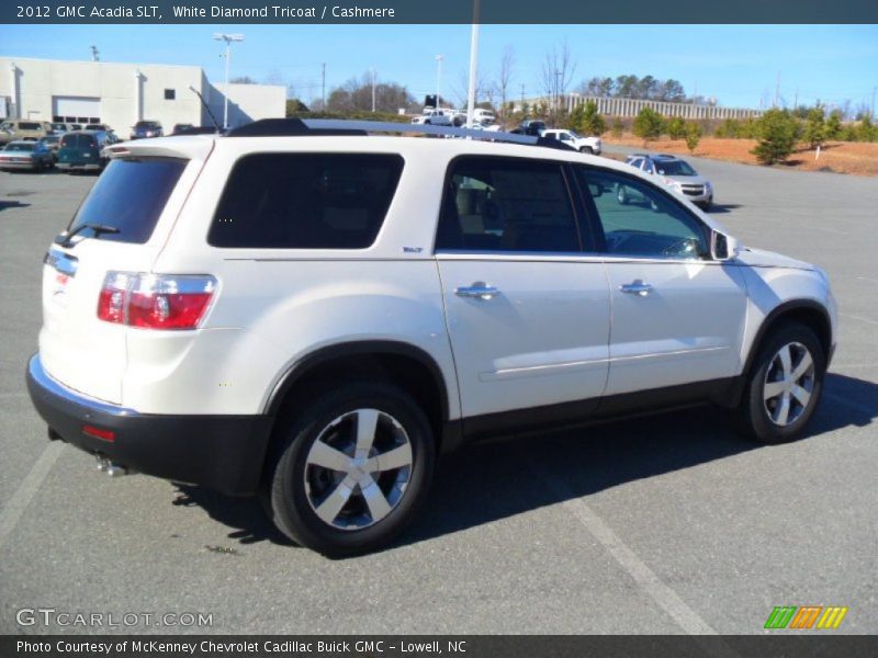 White Diamond Tricoat / Cashmere 2012 GMC Acadia SLT