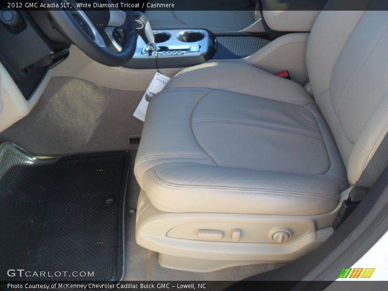 White Diamond Tricoat / Cashmere 2012 GMC Acadia SLT