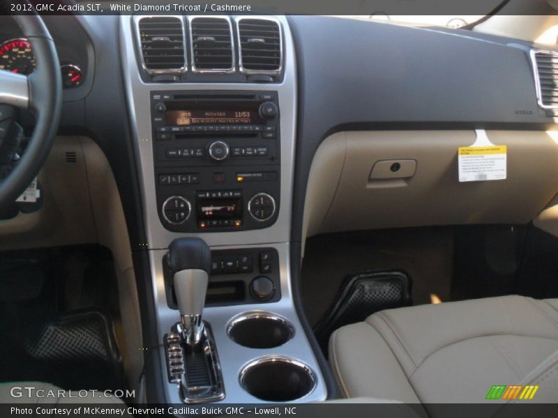 White Diamond Tricoat / Cashmere 2012 GMC Acadia SLT