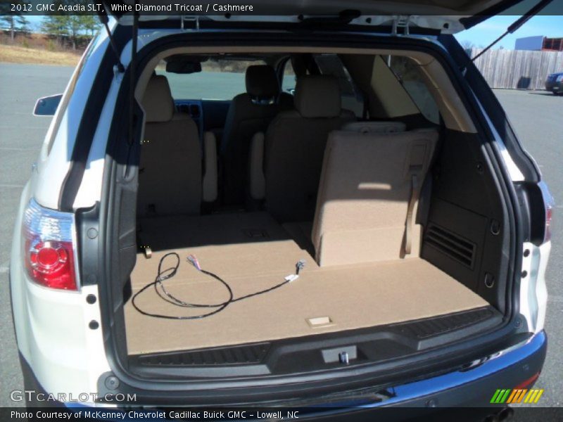 White Diamond Tricoat / Cashmere 2012 GMC Acadia SLT