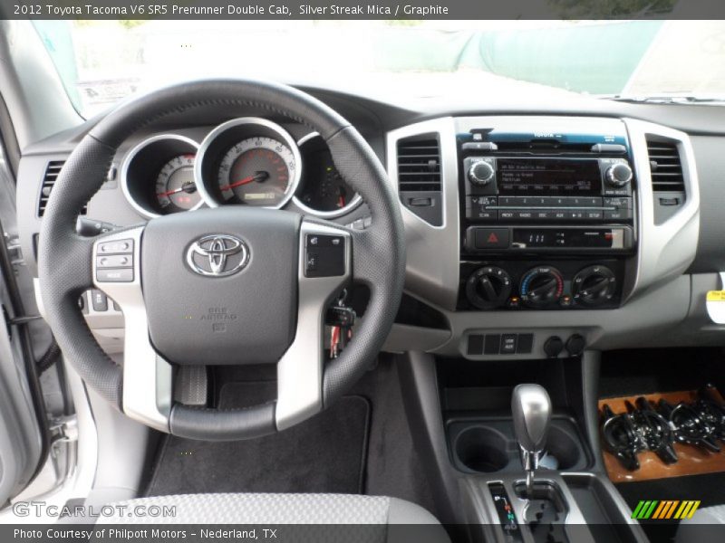 Silver Streak Mica / Graphite 2012 Toyota Tacoma V6 SR5 Prerunner Double Cab